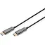 Кабель мультимедийный HDMI M to HDMI M 30m 4K AOC hybrid-fiber black Digitus (AK-330125-300-S) - миниатюра 1