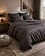 Комплект постельного белья евро 200х220 сатин антрацит TC303376210 - миниатюра 2
