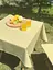 Водовідштовхувальна скатертина Оливковий однотон 200х100 см (+ 8 серветок 30х40) - мініатюра 2