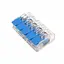 Клемма соединительная PREMIUM BLUE (0,08-4мм/32А) тип WAGO LU-225 (СМК-615) - миниатюра 1