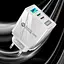 Зарядний пристрій Mirrow USB 2-Type-C Super Charge/Quick Charge 3.0 PD 58W White (FR050841) - мініатюра 2