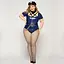 Еротичний костюм поліцейської JSY P91116 Plus size - мініатюра 1