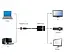 Переходник Cablexpert DisplayPort-HDMI, 0,1 м, черный (A-DPM-HDMIF-002) - миниатюра 2
