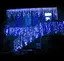 Гирлянда уличная Бахрома 5 м 120 Led (на белом проводе, с переходником) Синяя - миниатюра 5