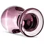 Розовая анальная пробка из стекла Gildo Pink Glass ButtPlug - миниатюра 2