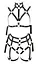 Бондажний набір Bad Kitty Naughty Toys Bondage Set L/XL чорний - мініатюра 6