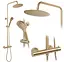 Душовя система Rea Vincent з термостотом brushed gold REA-P6602, Золотий - мініатюра 8