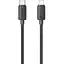 Кабель Usams US-SJ692 30W Striped Data Cable Type-C To Lightning-KY Series 1 м чорний - мініатюра 1