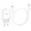 МЗП Hoco C104A PD20W (1USB-C) + кабель Type-C to Type-C White - мініатюра 2