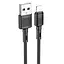 Дата кабель Hoco X83 Victory USB to Lightning (1m) Black - мініатюра 1