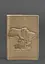 Кожаная обложка для паспорта с картой Украины светло-бежевая - миниатюра 1