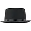Капелюх Циліндр невисокий чорний - мініатюра 1