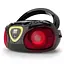 Музыкальный бумбокс Auna Roadie CD Boombox FM Radio Light Show (10029814) - миниатюра 1