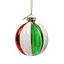 Елочное украшение "Шар" красно-зеленый, Ø8 см, YQ1407918 - миниатюра 1