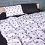 Простирадло MirSon Kids Time 17-0669 Black and White Love бязь 150х200 см (2200010180589) - мініатюра 2