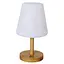 Фонарь кемпинговый Bo-Camp Cambridge Rechargeable 200 Lumen Bamboo/White (5818792) - миниатюра 1
