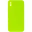 Чехол Epik Silicone Case Square Full Camera Protective AA NOLOGO для Apple iPhone X/XS 5.8 Салатовый/Neon green - миниатюра 1