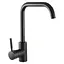 Смеситель для кухни Haiba Hans 011 black HB0809 Черный матовый - миниатюра 1