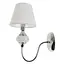 Бра Brille BKL-721W/1 E14 CH+WH настенное накладное с абажуром - миниатюра 2