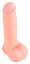 Фалоімітатор Medical Silicone Dildo 20 см тілесний - мініатюра 2