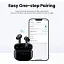 Бездротові навушники Ugreen WS106 HiTune T3 Active Noise-Cancelling Wireless Earbuds Black (UGR-90401) - мініатюра 8