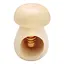 Винтовой деревянный орехокол «Гриб» с белой шапкой, Woodly Белый 81615 - миниатюра 1