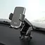Автотримач для телефона HOCO CA95 Polaris push-type telescopic suction cup car holder Black - мініатюра 5