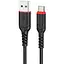 Кабель Hoco X59 Victory charging data cable for Type-C Чорний - мініатюра 1
