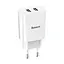 Адаптер сетевой BASEUS Speed ​​Mini Dual U Charger 2USB выход 10.5W белое (CCFS-R02) - миниатюра 2