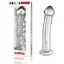 Скляний фалоімітатор LoveToy Glass Romance 18 см (прозорий) - мініатюра 1