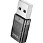 Перехідник Hoco UA36С USB-A Male to USB-C Female OTG Black [140344] - мініатюра 2