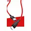 Кабель XO NB-Q166 fast charging USB cable for Type-c 5A/1 м Червоний - мініатюра 1