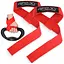 Лямки для становой тяги 4FIZJO Deadlift Straps Red (P-5905973402286) - миниатюра 2