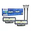 Професійна інспекційна лампа Brevia LED 120-190см 2x10W COB 2x1000lm 2x4000mAh Power Bank, type-C(11520) - мініатюра 1