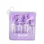 Дорожній набір із 5 флаконів для косметики WH Travel Bottles Set, Фіолетовий - мініатюра 1