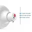 Лампа акумуляторна з гачком 120W + кабель Micro-USB біла - мініатюра 4
