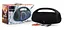 Портативная Вluetooth колонка Boombox 2 B15/ 8172 Бумбокс RGB‑подсветка 1800 mAh 2х5 Вт microSD Вlack - миниатюра 2