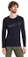 Термокофта Icebreaker 200 Oasis LS Crewe Ski Stripes Men M Midnight (1052-IB0 A56 HU401 M) - миниатюра 2