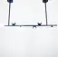 Видовжена підвісна люстра SIMPLE у чорному каркасі Line.F Довжина 100 см - мініатюра 6