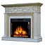 Каминокомплект ArtiFlame Residence AF28S белый дуб, патина золото - миниатюра 2