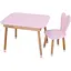 Столик со стульчиком Bambi Зайка 04-027R-TABLE розовый - миниатюра 1