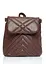 Жіночий рюкзак Sambag Loft QSH шоколадний 30 x 26 x 14 см (22011020) - мініатюра 4