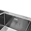 Кухонна мийка Kroner KRP Gebürstet - 7843ZHM (3,0/1,0 мм) CV022805, Нержавіюча сталь - мініатюра 7