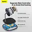 Зарядний пристрій Qi BASEUS Swan 2-in-1 Wireless Magnetic Charging Bracket 20W Max total (WXSW-C01) чорна - мініатюра 9