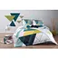 Комплект постільної білизни TAC Capel Petrol Полуторний Різнокольоровий 000229557 - мініатюра 1