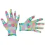 Рукавички робочі захисні Intertool садові нітрилові 8" блакитна (в упаковці 12 шт.) - мініатюра 1