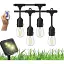 Уличная гирлянда SunLamp Edison 10 ламп на солнечной батарее Solar с пультом и двойным питанием - миниатюра 1