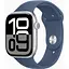 Смарт-часы Apple Watch Series 10 GPS 46mm Silver Alu. Case w. Denim Sport Band - S/M (MWWL3) - миниатюра 1