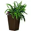 Горщик для рослин Keter Rattan Planter S 23.6 см коричневий (7290103659257) - мініатюра 1