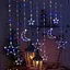 Штора звездная гирлянда LED Star curtain светодиодная RGB - миниатюра 1